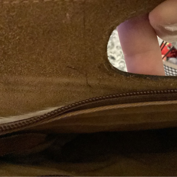 Vintage Stockyard handbag/Purse leather/cowhide with fringe - Picture 6 of 10